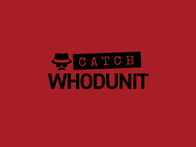 Catch Whodunit Logo Concept detective logo logo concept logo design murder mystery spy wip