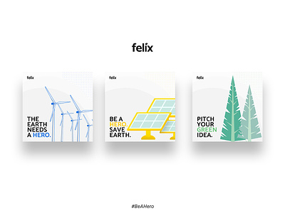 Felix ads blue branding design dribbble energy green illustration instagram logo typography vector yellow