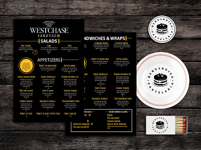 The F Hole Food Menu Template design