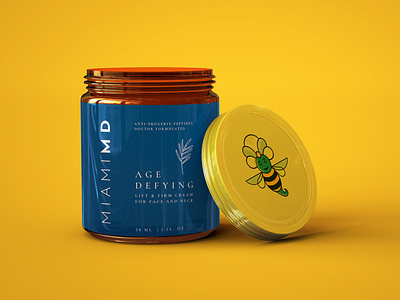 Medical Balm Packaging Mockup