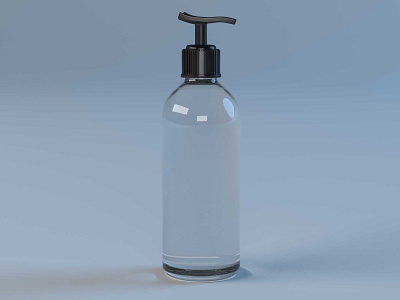 Free Transparent Hand Wash Bottle