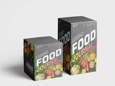 Free food Box Mockup