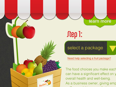 Fruit Delivery fruit user experience web