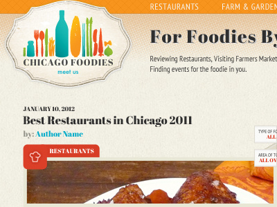 Chicago Foodies Progress blog food web