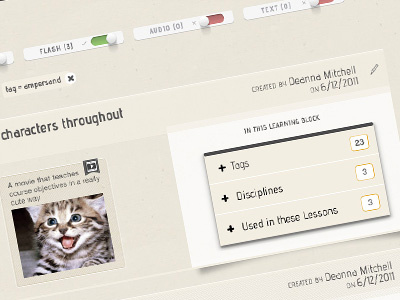 Using kitties for more likes application design content management ui ux web design