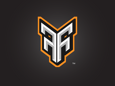 Monogram MF esportloogo logo logogram monogram