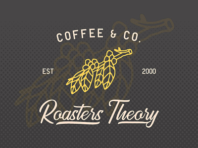 Coffee Logo - Golden Gate Font