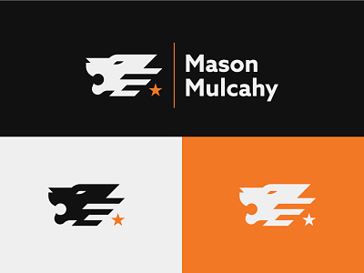 Mason Mulcahy | 2021 Personal Branding branding lion logo logo design orange personal branding