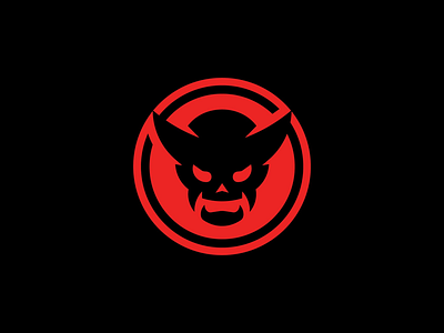 ONI - Yokai black for sale logo logo design mason m oni red yokai