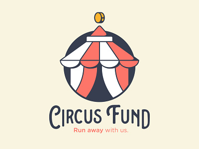 Circus Fund bank banklogo branding circus circuslogo design hay hayhaily logo logo design logo mark logos logotype minimal