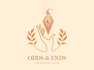 Odds & Ends Metaphysical Supply branding design ends hay hayhaily logo logo design logo mark logos logotype mataphysical minimal odds potion spell supply witch witchcraft witches witchy