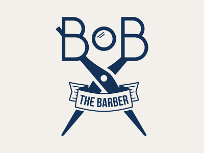 Bob the Barber - Week 13 barber barber logo barbershop barbershop logo bob the barber bobthebarber branding design hair haircut hay hayhaily logo logo design logo mark logochallenge logos logotype minimal scissors