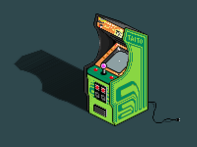 Taito Dream Machine arcade arcade machine brand game iso isometric pixel art pixels rebound rebound this taito
