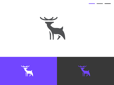 Deer adobe branding deer deer logo design illustrator logo logo design logomark minimal minimalism