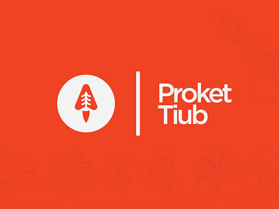 Proket Tiub - Logo Design branding design graphic design illustrator logo logo design logomark minimal minimalism orange rocket tree