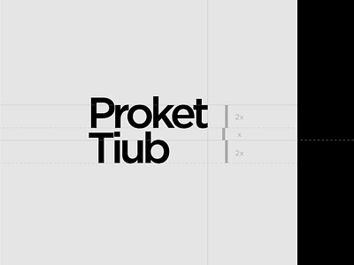 Proket Tiub - Type branding design illustrator logo logo design logomark logotype minimal minimalism type