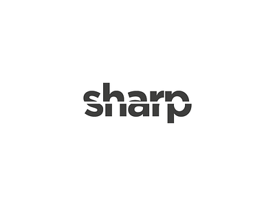 Thirty Logos Challenge #16 - Sharp black illustrator logo logo design minimalism shots thirtylogos white