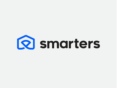 Smarters - Logo adobe blue branding design icon illustrator logo logo design logodesign logomark logos logotype minimal minimalism startup startup logo typogaphy typography