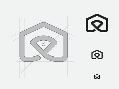 Smarters - Logomark Construction adobe black and white branding clean company design icon illustrator logo logo design logodesign logomark logomark construction logos minimal minimalism minimalist modern startup vector