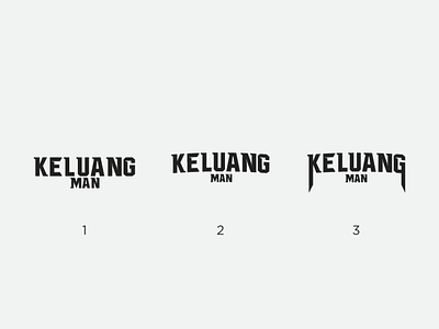 KeluangMan - Logotype Process