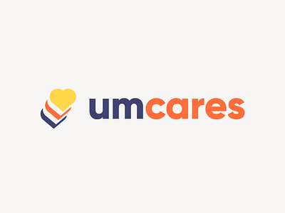 UMCares - Logo Redesign branding clean design icon illustrator logo logo design logodesign logomark logos logotype minimal minimalism modern rebrand redesign redesign concept simple simple clean interface typography