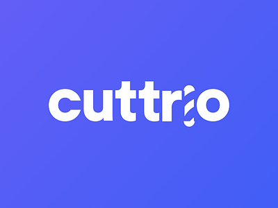 Cuttrio - Smart Barber App Logo barber barber app barber pole barbershop branding clean icon kerning logo logo design logomark logotype minimal minimalism modern sans serif startup startup branding startup logo typography