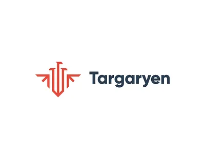 Targaryen - Logo Design branding clean daenerys targaryen dany game of thrones got icons logo logo design logomark logos logotype minimal minimalism modern simple targaryen typography