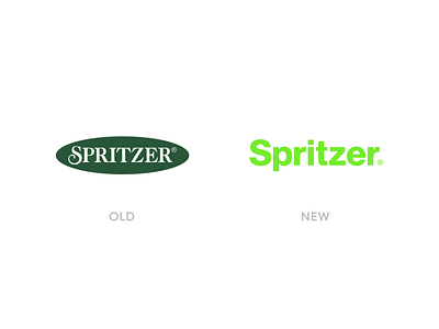 Spritzer - Old vs New branding logo logo design logomark logotype minimal minimalism typography vector