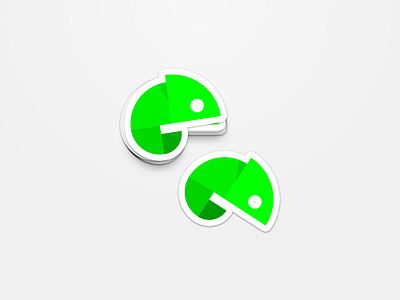Chame - Sticker Design adobe branding chameleon clean green logo logo design logomark minimal minimalism mockup modern photoshop simple sticker sticker design stickers