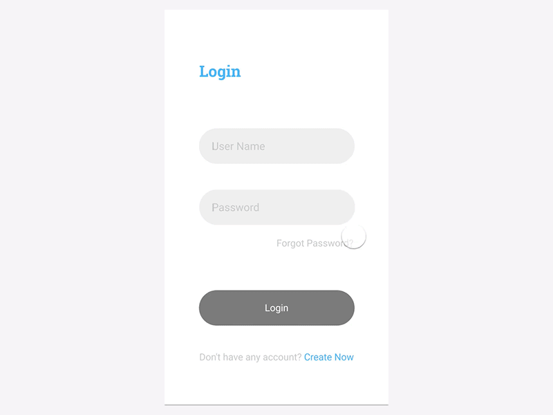 Login Workflow Animation invision invisionstudio login loginanimation madewithinvisionstudio