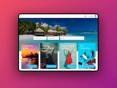Shop Explore Enjoy design eccomerce ecommerce app shop shopping app traveling ui uidesign ux webdesign website