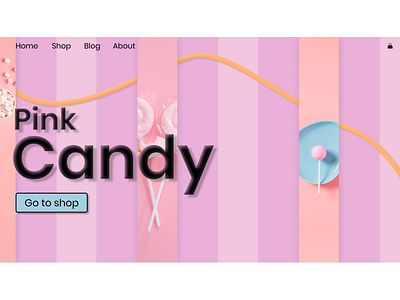 Candy Shop Landing Page candy candy shop design figma figmadesign flat iran landingpage minimal onepage shop shopping soft tehran ui ui ux uiux ux vector web