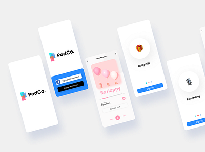 Podco. Lite Application app app design design figma iran lite minimal soft tehran ui uiux ux white