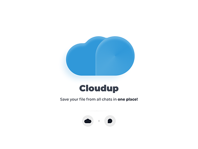 Cloudup logo branding design figma logo minimal tehran ui