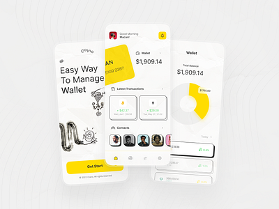 Coino App UI bitcoin branding coin crypto design figma iran tehran ui ux wallet