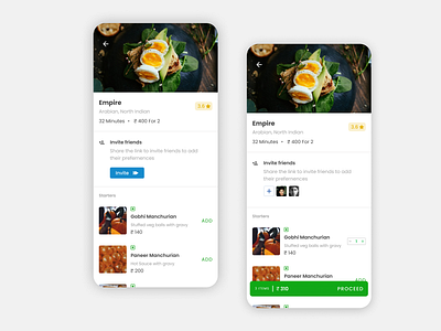 Group food order. case study food delivery ux