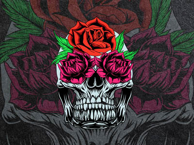 Skull n' roses