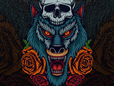 Wolf head T shirt Design art artwork awesome concept design drawing graphic idea illustration wild