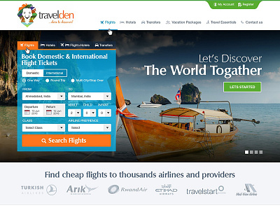 Travel Website Design