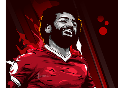 Mohamed Salah vektor art art illustration mystyle sport vektor