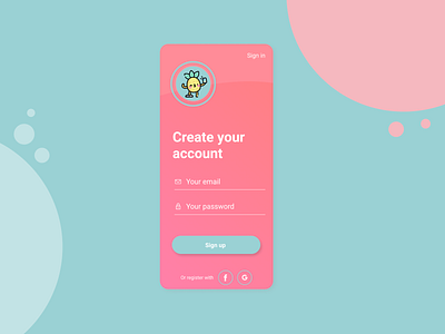 Daily UI #001 - Sign Up