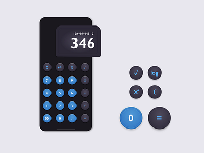 Daily 004 - Calculator 004 app calculator dailyui design ui ux