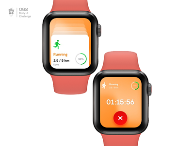 Workout of the Day | Daily UI Challenge 062 062 apple daily ui design fitness sports ui ux watch workout