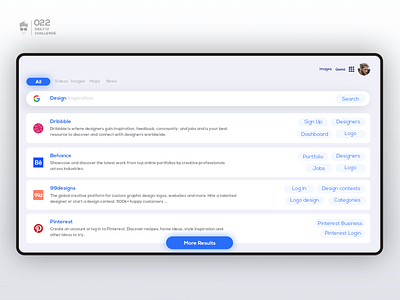 Search | Daily UI Challenge 022 dailyui design flat inspiration search sitting ui uidailychallenge uiux ux web website