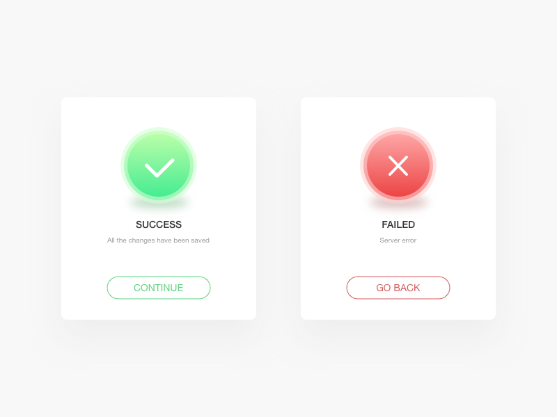 Flash Message by Chaine Ye on Dribbble