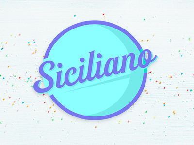 Siciliano - Branding branding branding and logo gelato ice cream ice cream brand icecream logo logo logo design logo design concept siciliano typography