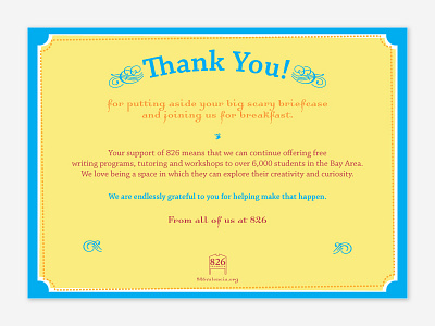 826 Thank You Card