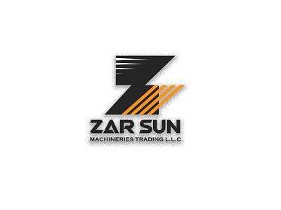 Zar sun Machineries animation branding illustrator logo minimal typography ui ux