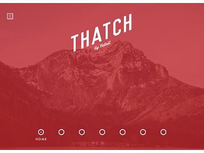 Thatch - initial design canada design graphic interaction thatch ui ux vancouver web design website wip