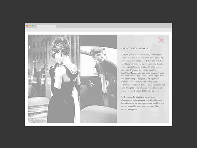 Thatch - Single Project Display audrey hepburn canada design graphic interaction thatch ui ux vancouver web design website wip